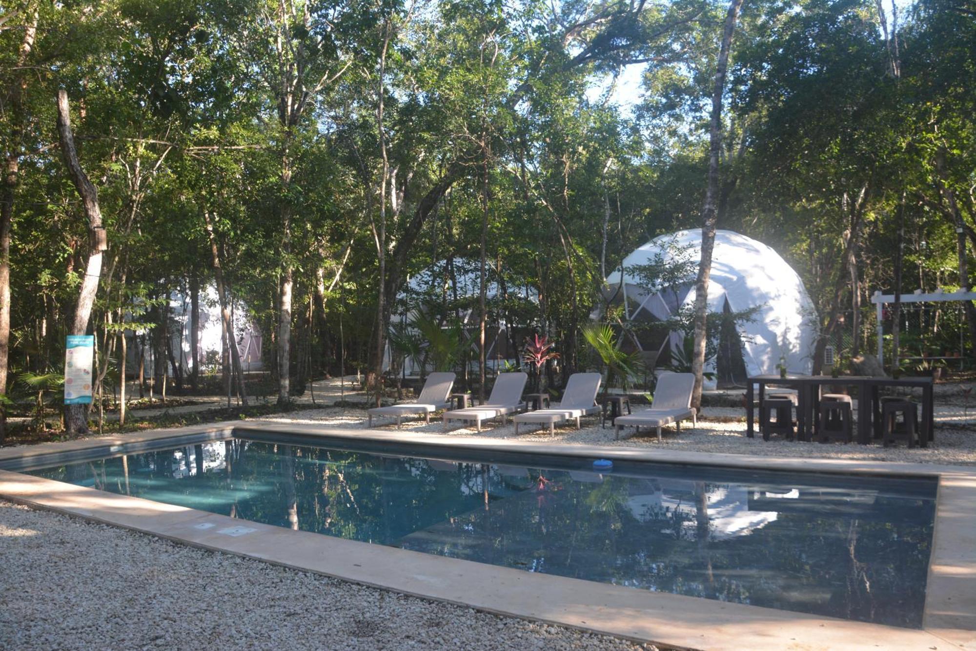 Glamping Mayan Glam Tulum Exterior foto